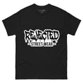 Rejected Street Wear drip logo tee — REJECTED in heavy graffiti letters with STREET WEAR set underneath